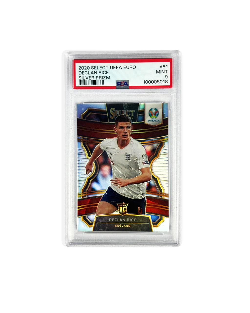 DECLAN RICE Panini Select UEFA EURO 2020 PSA 10