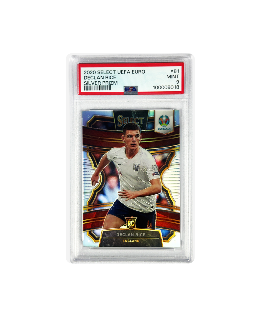 DECLAN RICE Panini Select UEFA EURO 2020 PSA 10