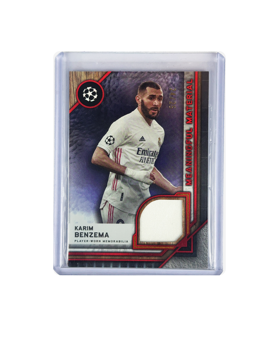 KARIM BENZEMA Topps Museum Collection UEFA 23-24 num 24/25 PARCHE