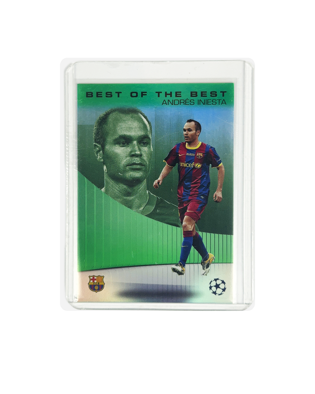 ANDRES INIESTA  Topps Champions 2025 Best of the best num 35/99
