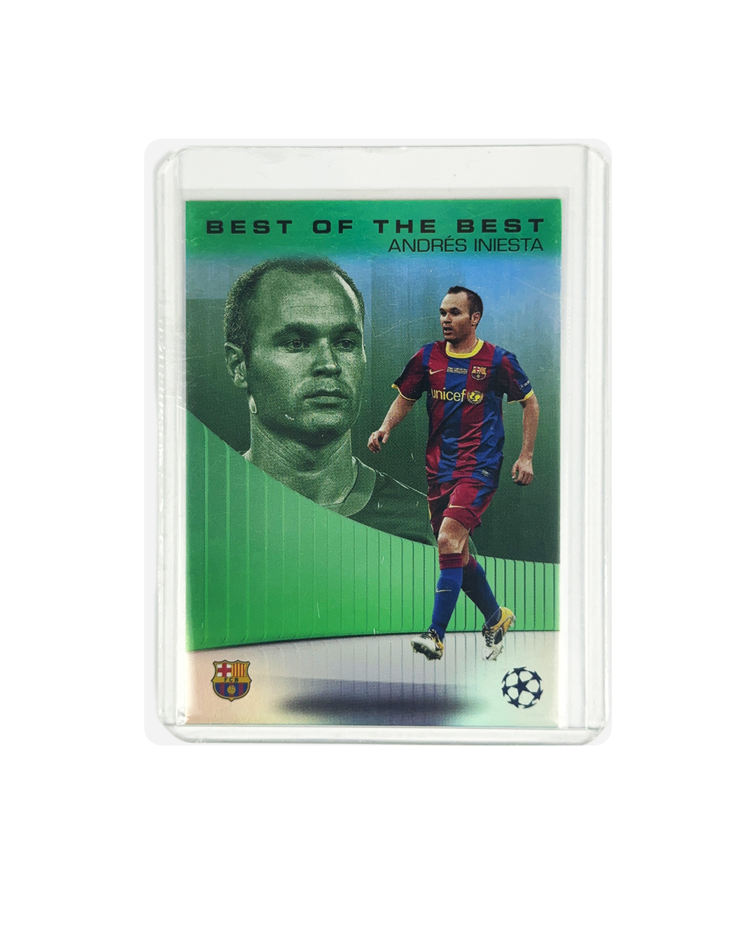 ANDRES INIESTA  Topps Champions 2025 Best of the best num 35/99