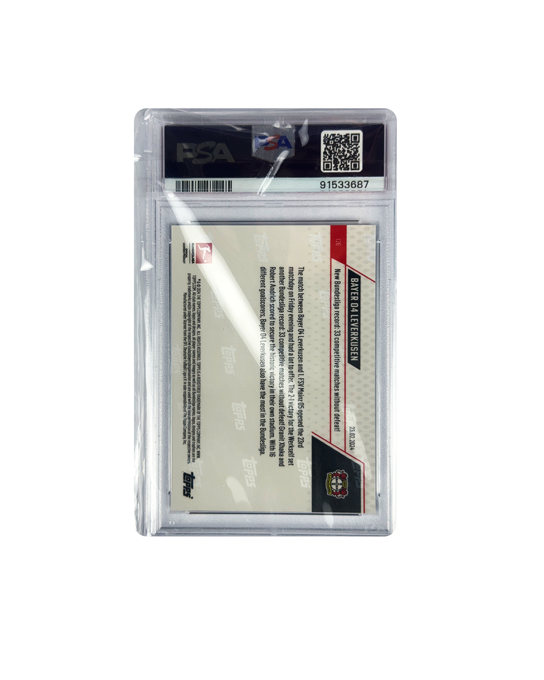 BAYER 04 LEVERKUSEN Topps Now 23-24 PSA 10