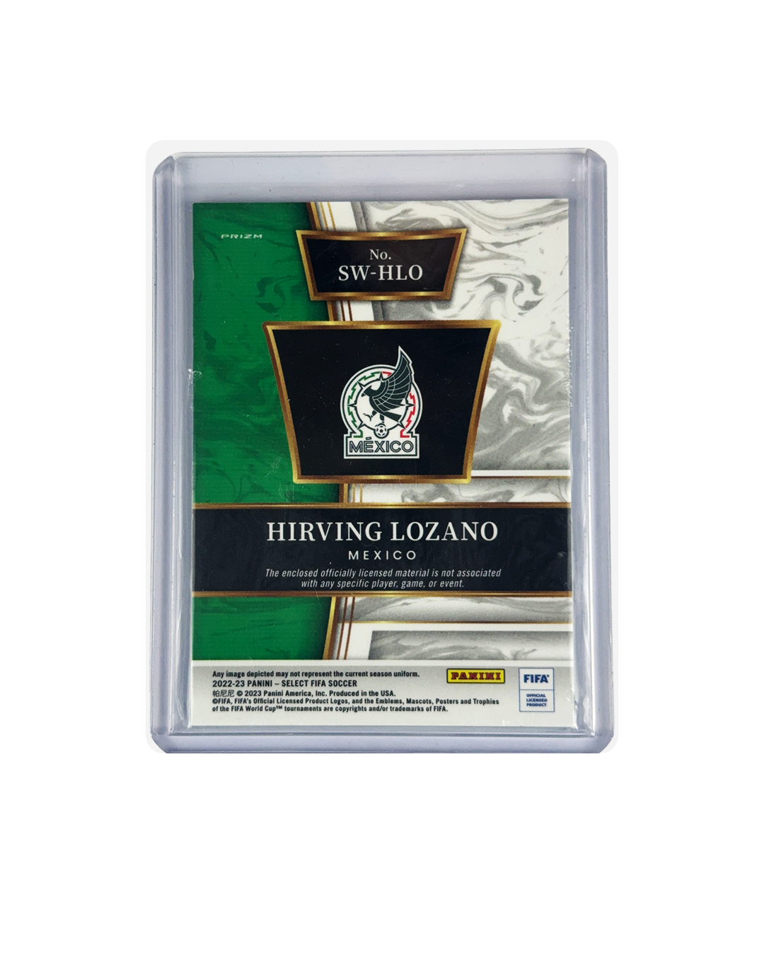 HIRVING LOZANO Panini Select Fifa 22-23 PARCHE